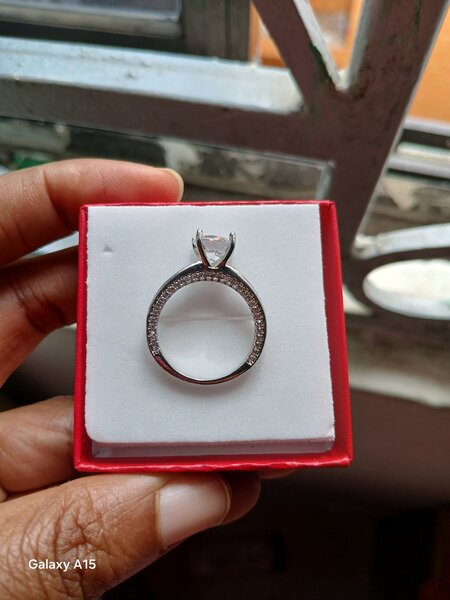 Bague de promesse acier inoxy