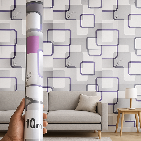 Papier peint géométrique moderne