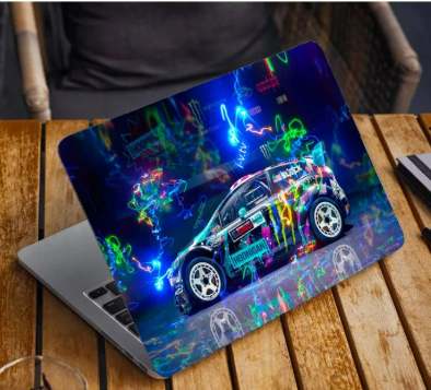 Digital Car Laptop Back Skin Vinyl Stickers Decal for 13 14 15 15.6 inches Laptop