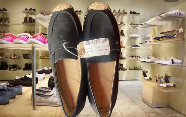 Espadrilles noires élégantes