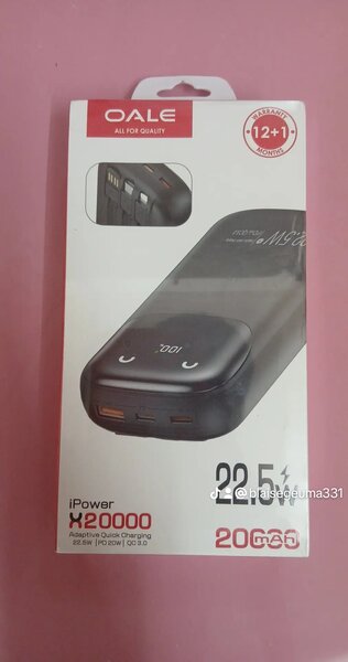Chargeur rapide OALE 20000mAh