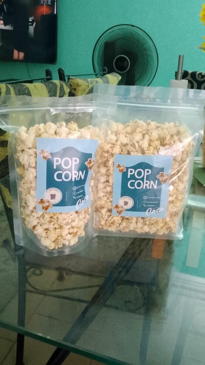 Des snacks popcorn enrobés
