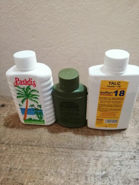 poudre  menthole creme