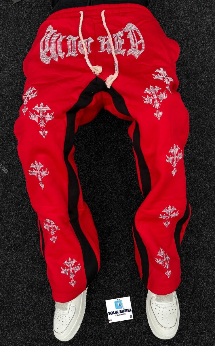 Pantalons street style branchés