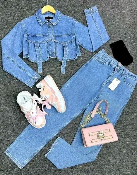 Ensemble en jean tendance