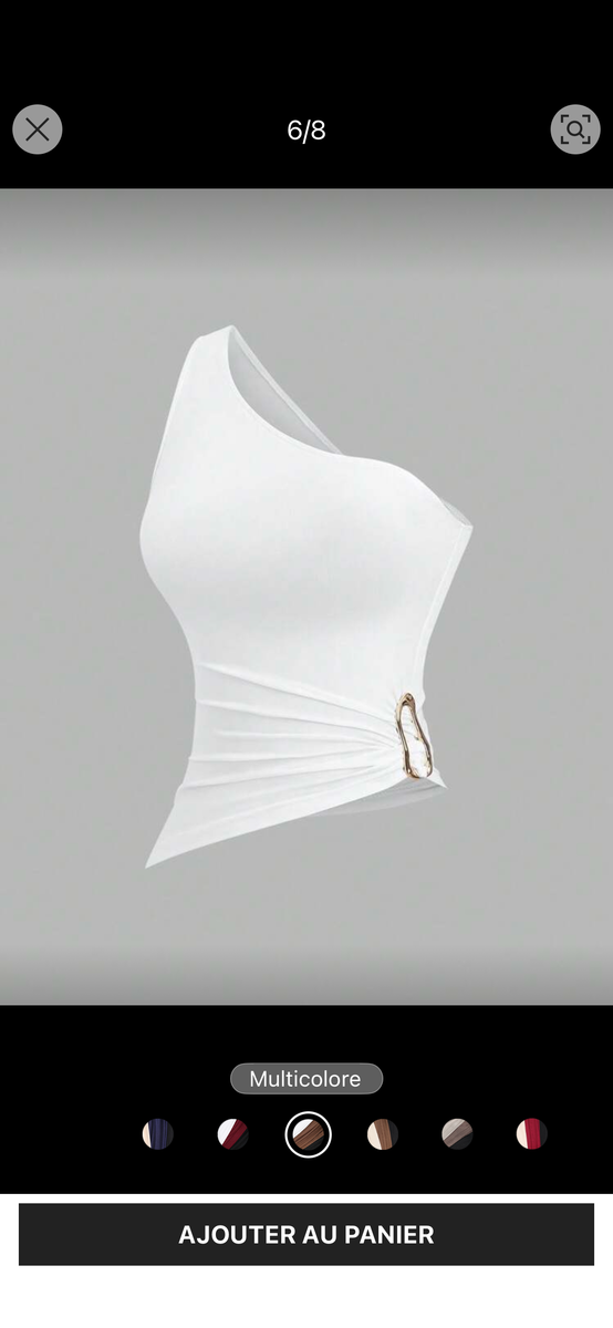 Débardeur Asymétrique Élégant