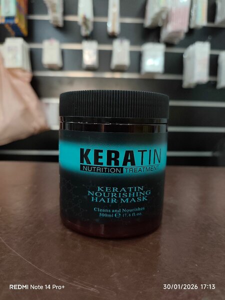 Masque capillaire nourrissant à la kératine 500ml