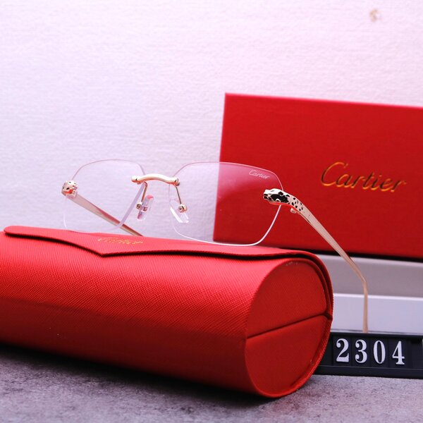 Cartier Rimless Glasses