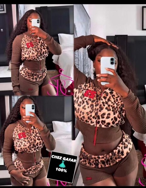 Ensemble Leopard Femme