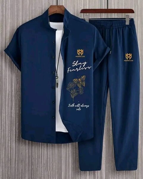 Ensemble homme survêtement bleu