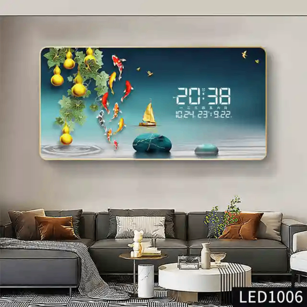 Horloge Murale Décorative LED