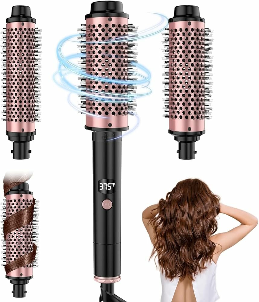 Brosse soufflante rotative 3 en 1