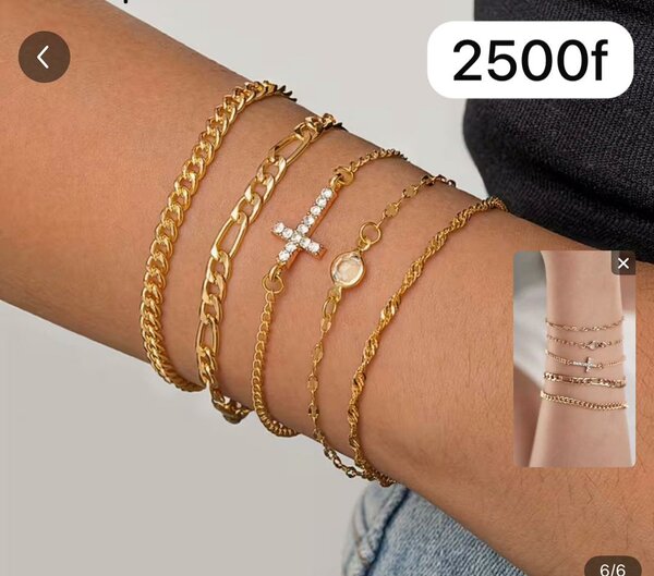 Bracelets en or élégants