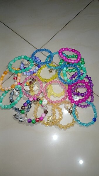 Bracelets colorés mode