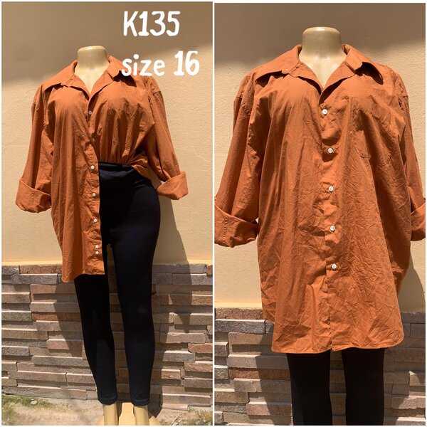 Brown shirt size 16