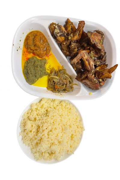 Plat de poulet grillé