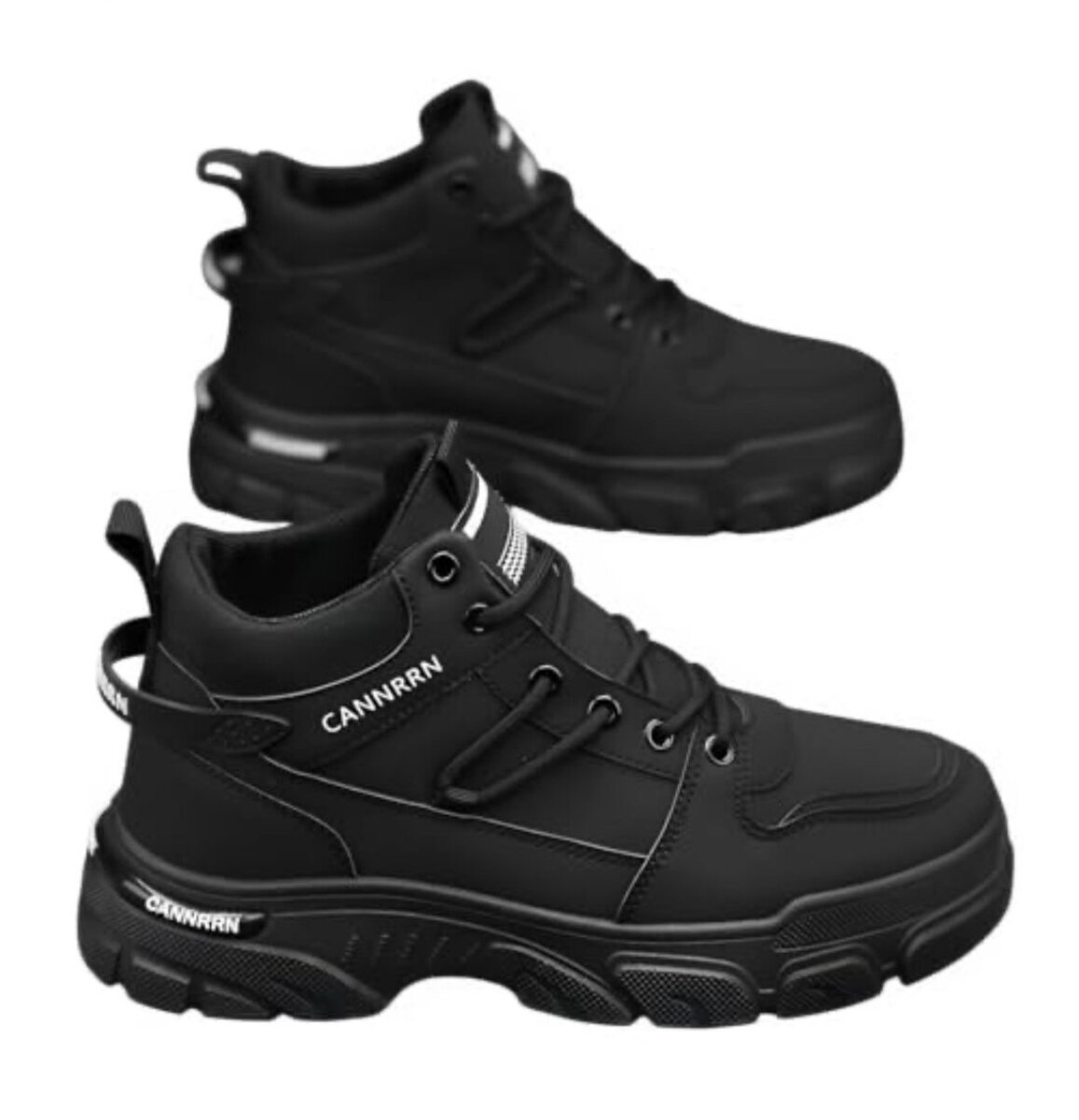 Chaussures de sport noires pour hommes