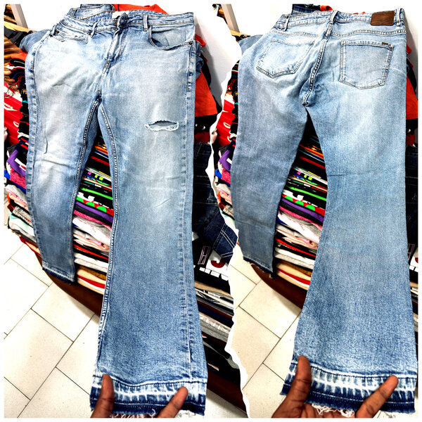 Jeans décontractés déchirés