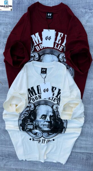 T-shirt streetwear "Money Don't Lie"