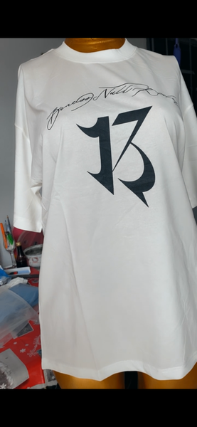 T-shirt oversize à motifs