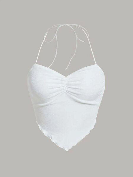 Top dos nu blanc chic