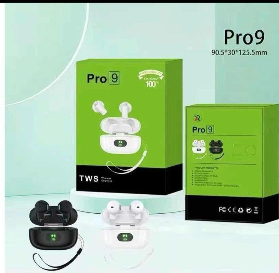 Écouteurs sans fil Pro 9 TWS Bluetooth