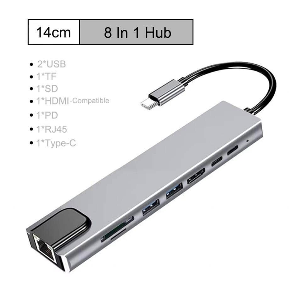 Adaptateur 8 en 1 hub