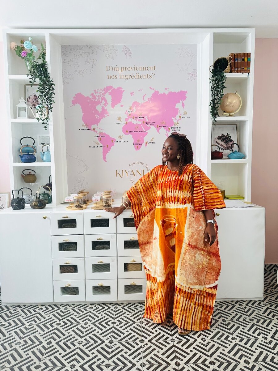 Vibrant African Kaftan Dress