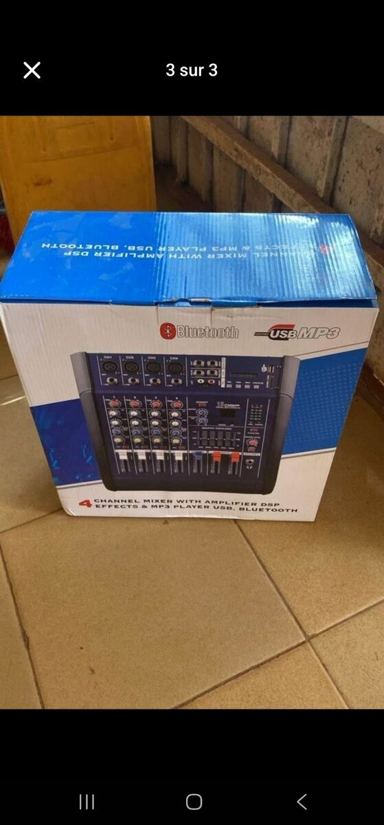 Table demixage Yamaha amplifié