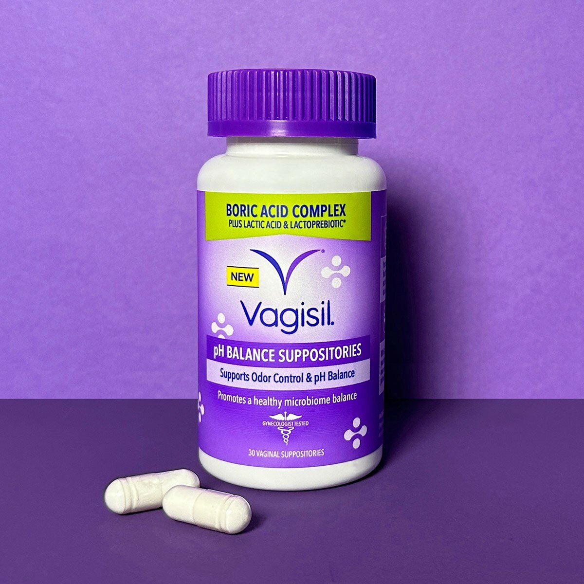 Boric acid suppository