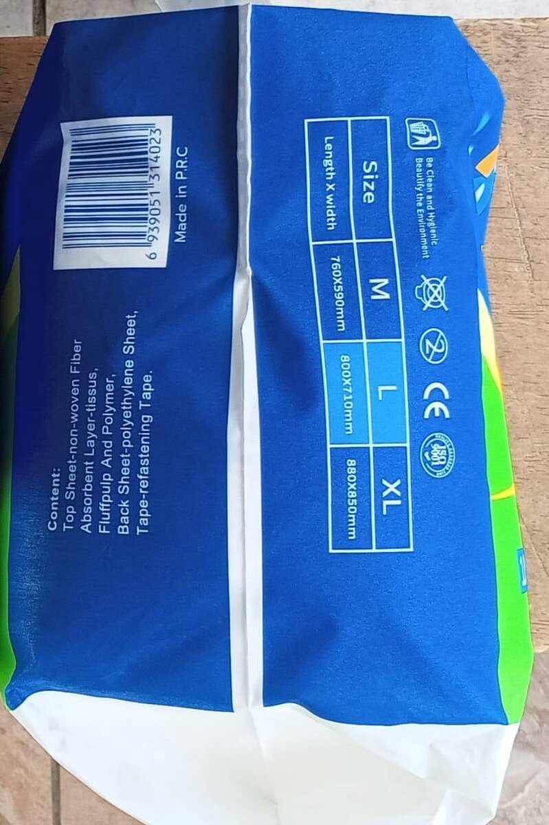 Culottes adulte taille L