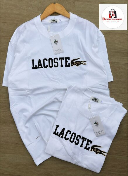 T-shirt Lacoste Blanc Homme