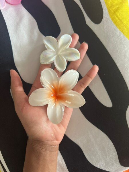 Barrettes en forme de fleurs