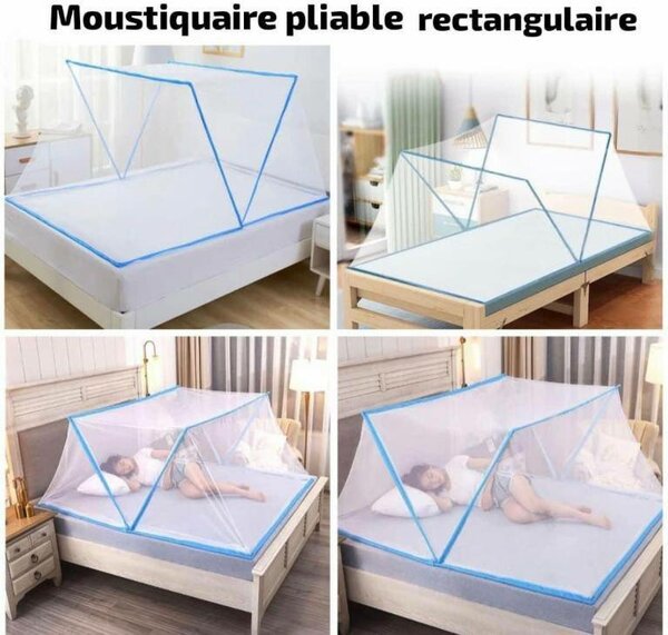 Moustiquaire pliable 2 places