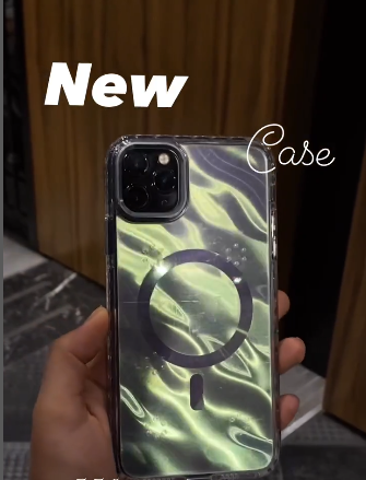 Чехлы Metalic, переливающиеся волнами 