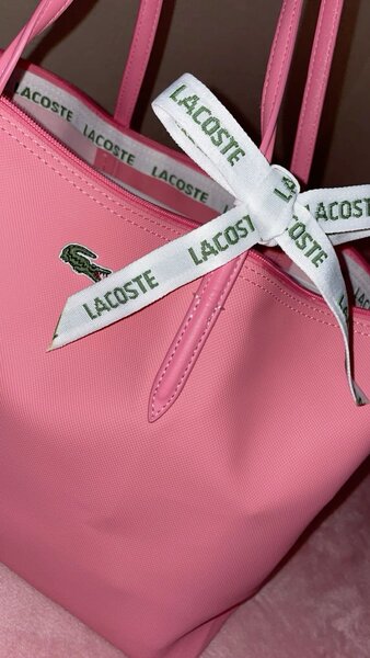Sac à main rose Lacoste
