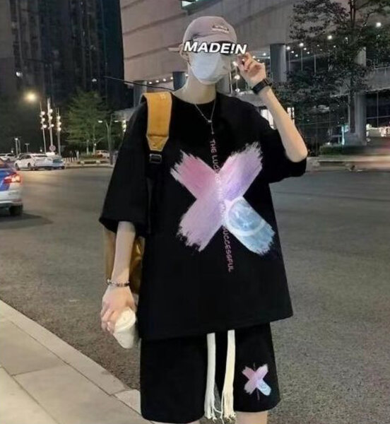 Ensemble T-shirt et Short Mode