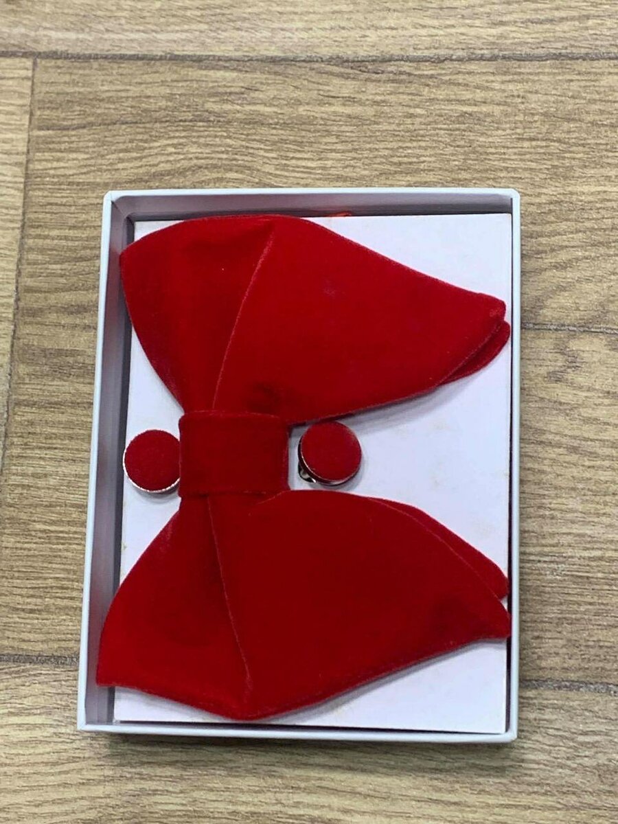 Ensemble Nœud Papillon en Velours