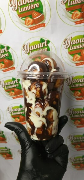 Boule de neige chocolat fondan