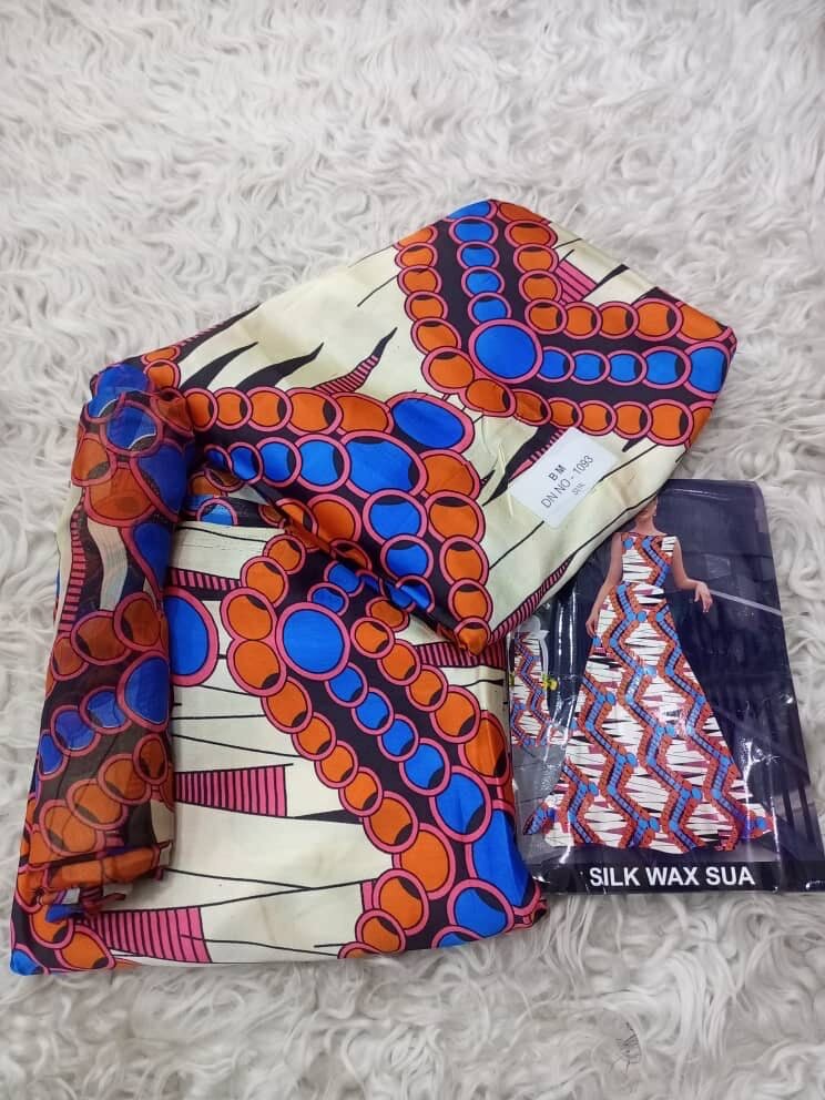 Tissu Wax Africain Coloré