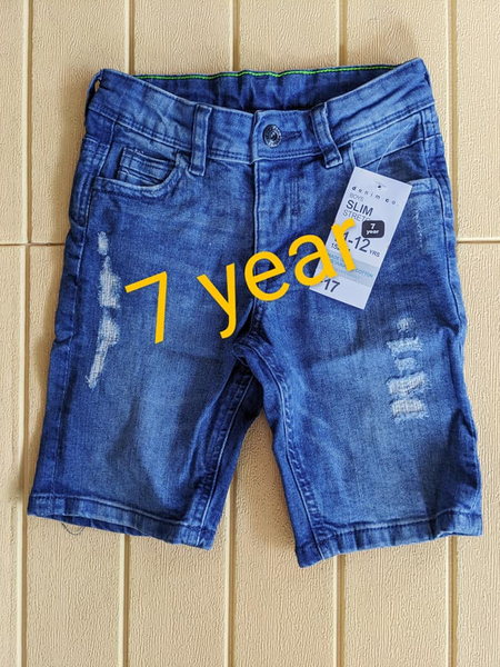 Unisex Kids Denim Shorts