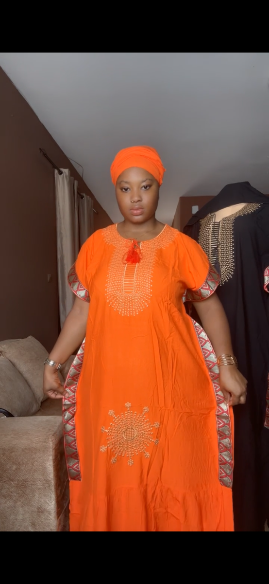 Caftan africain femme chic