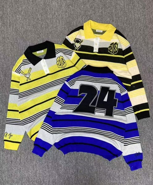 Maillot rétro rayé unique