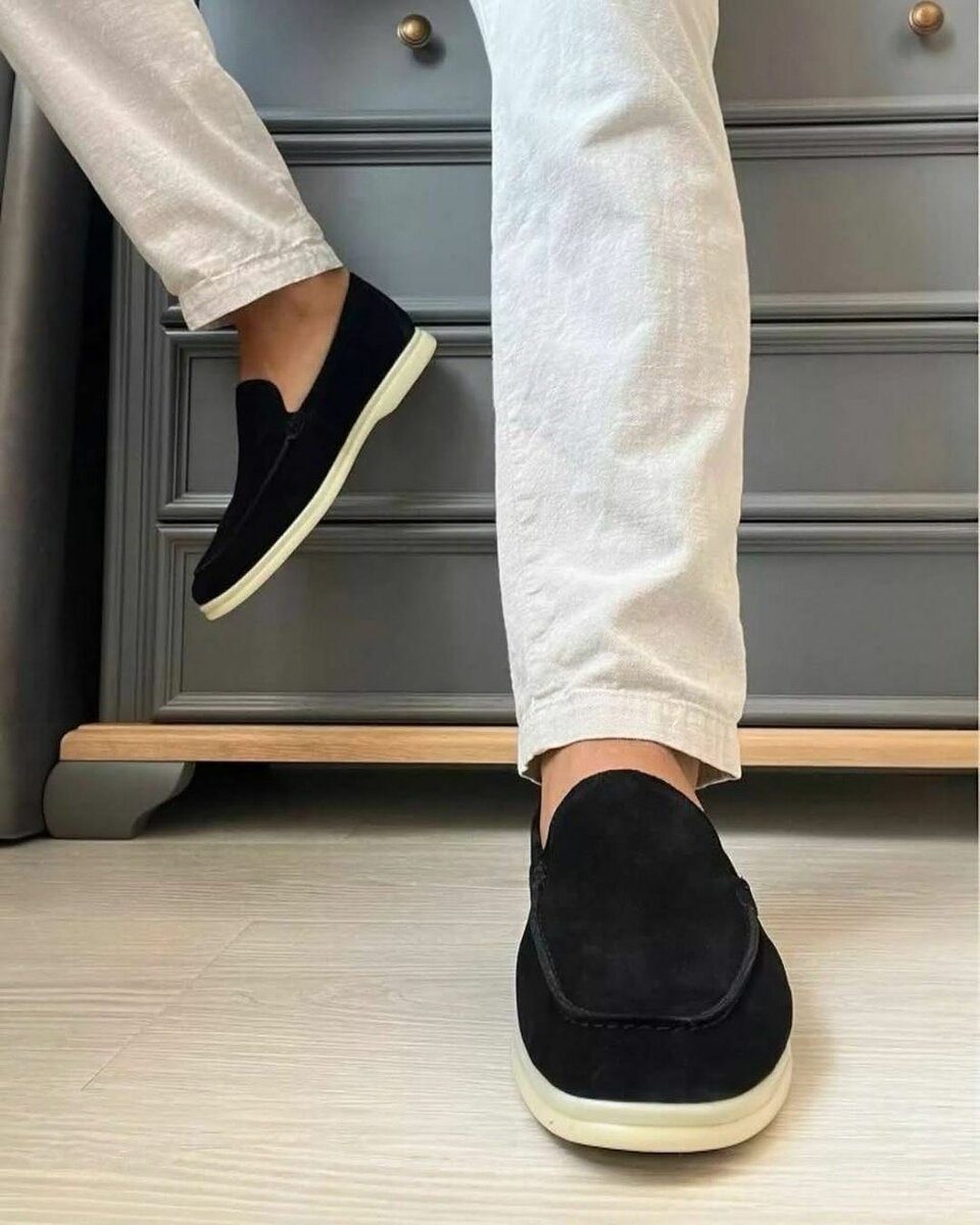 Mocassins en daim élégants