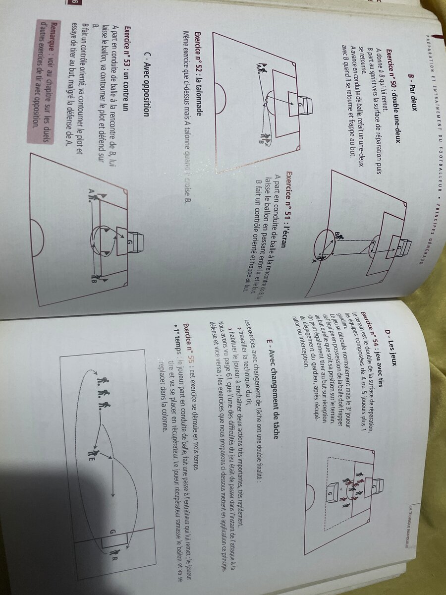Préparation du Footballeur