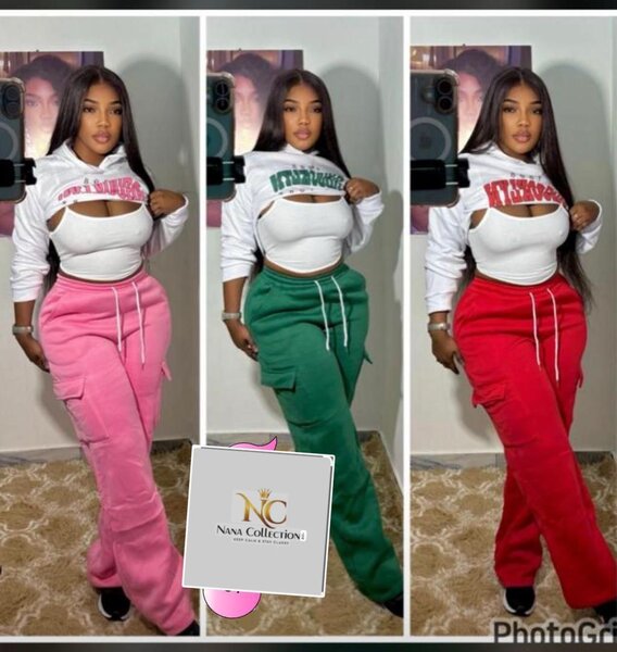 Ensemble survêtement cargo femme