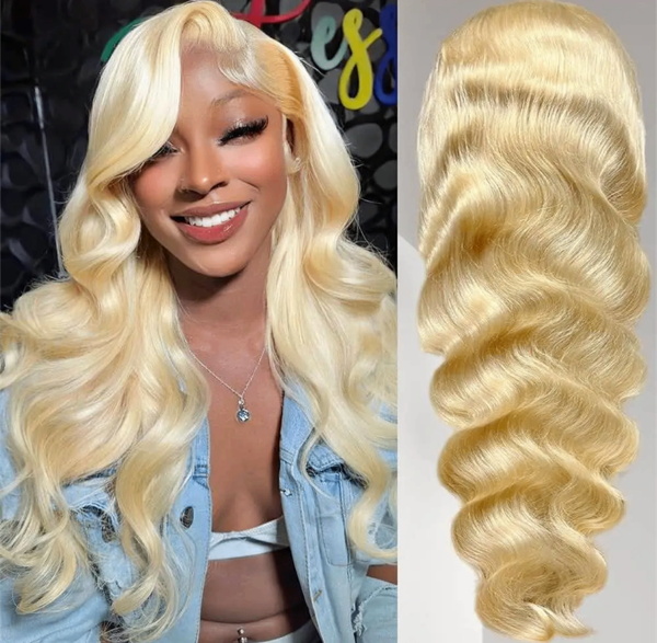 Perruque blonde bouclée