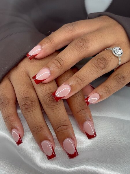 Stylish French Manicure Chic