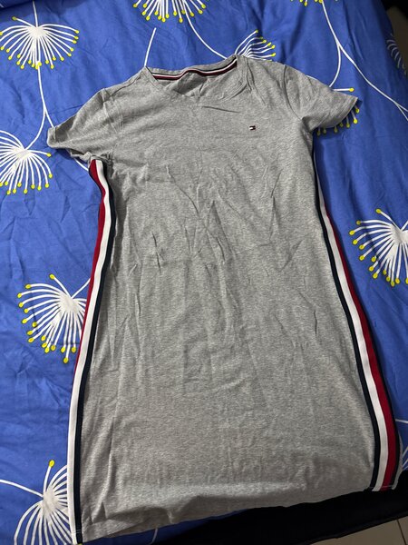 Robe grise tommy hilfiger