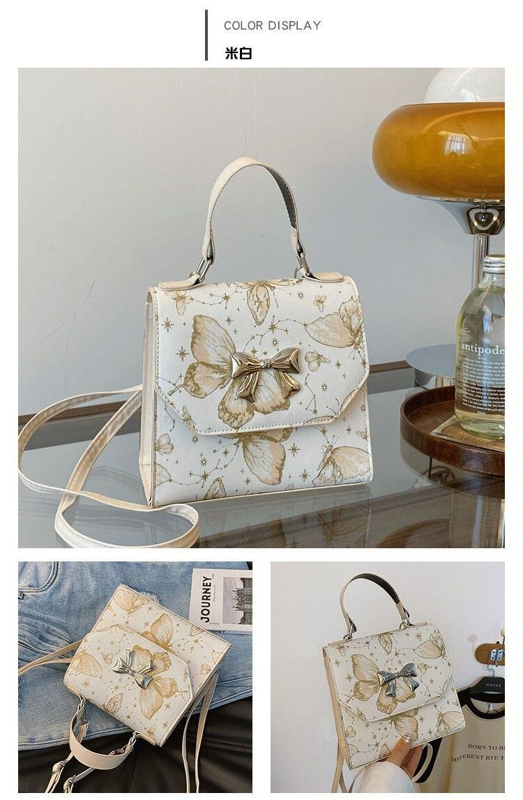 Sac à main élégant papillon